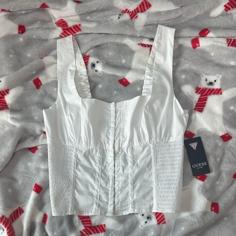 Guess Elegant White Top